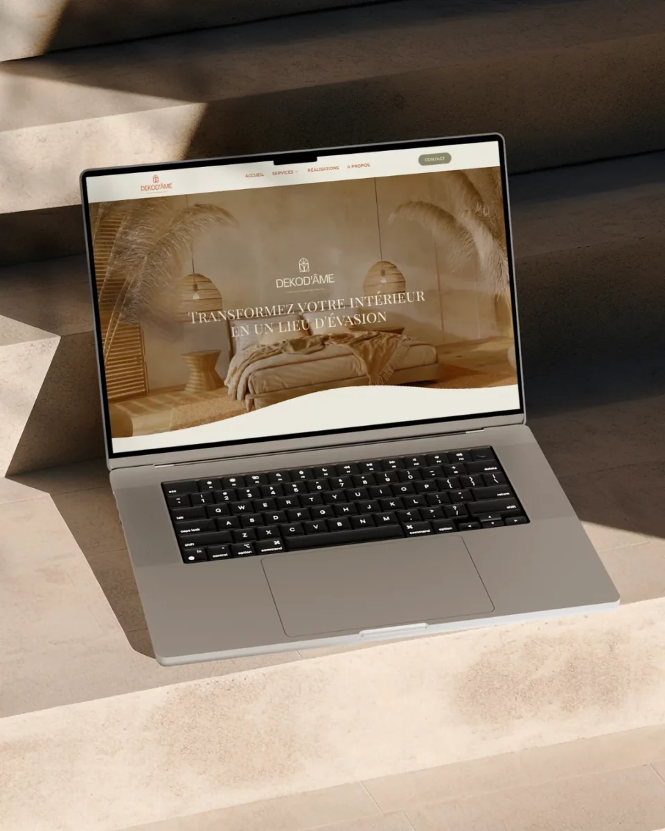 Design minimaliste réalisé par Coolab Agency, illustrant un style épuré et moderne pour les professionnels