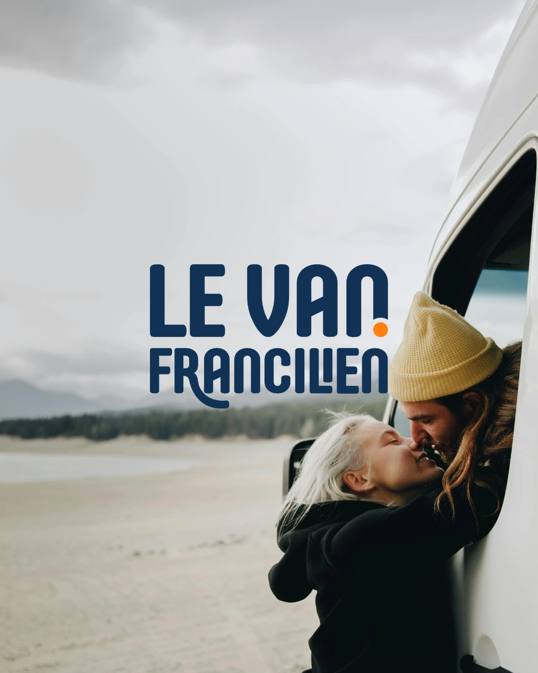 Design graphique Le Van Francilien : identité visuelle par Coolab Agency
