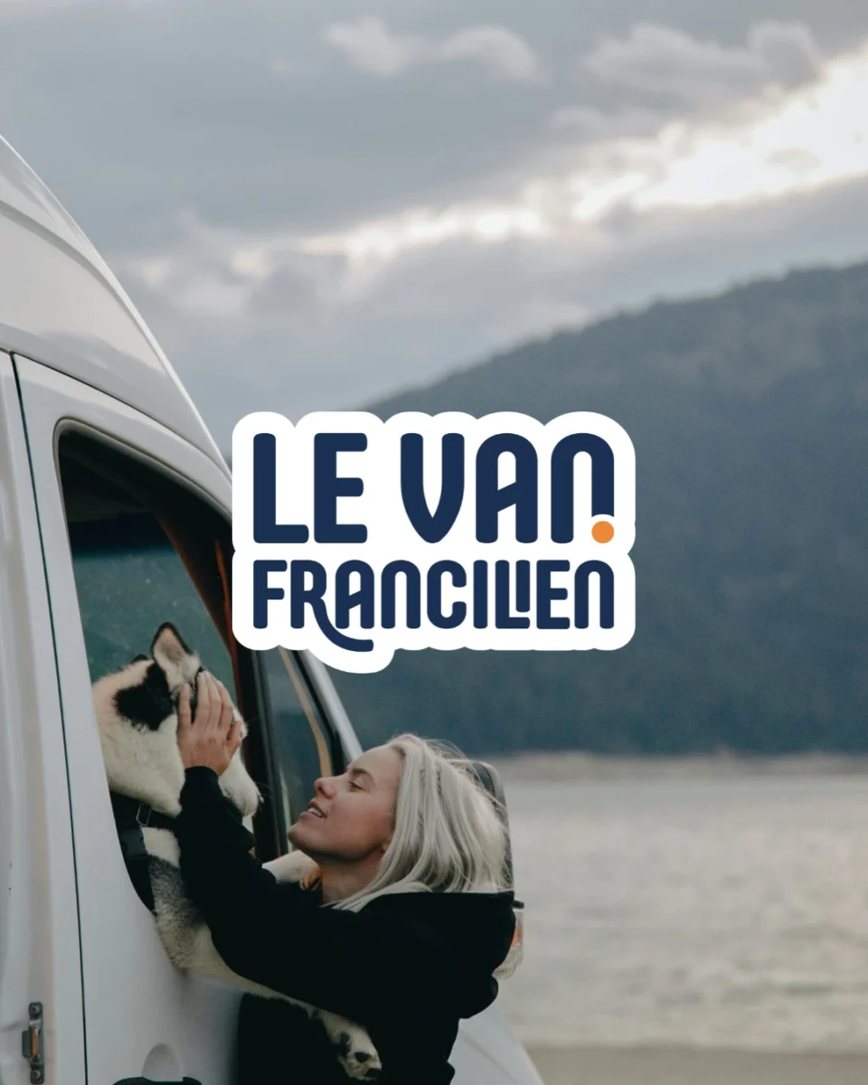 Logo et identité visuelle Le Van Francilien par Coolab Agency
