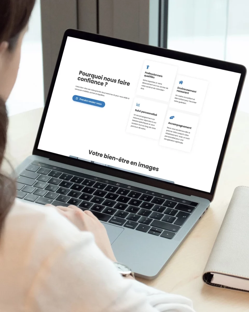 Développement de site vitrine personnalisé par Coolab Agency