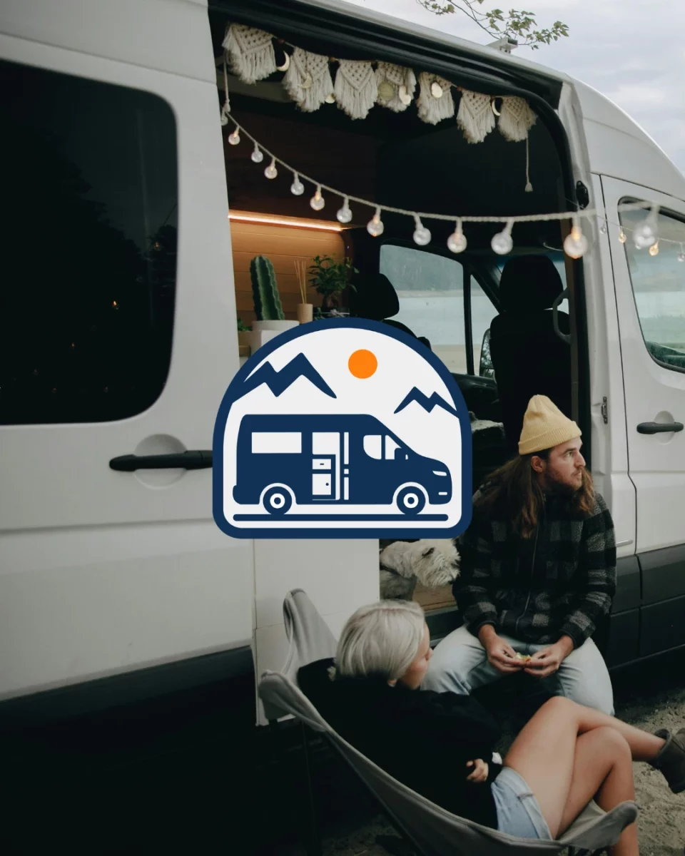 Identité visuelle Le Van Francilien créée par Coolab Agency pour aménageur de vans