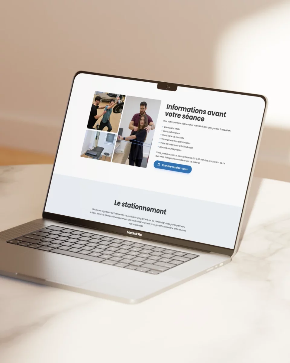 Création de site vitrine moderne et sur mesure par Coolab Agency