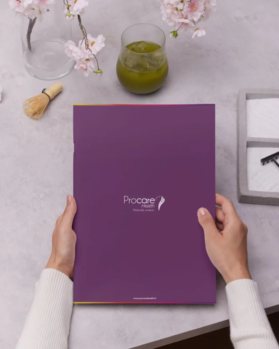 Design digital Procare Health pour site internet et supports en ligne par Coolab Agency